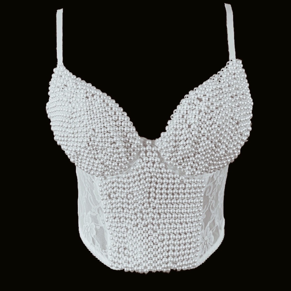 Pearl Corset HANDMADE